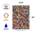 thumbnail image 2 of Toland Home Garden Flower Foray Floral Spring Flag Double Sided 12x18 Inch, 2 of 5