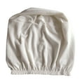 thumbnail image 3 of DOLITY Ottoman Cover Removable Solid Color Foot Stool Cover for Bedroom Living Room White, 3 of 9