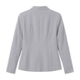 thumbnail image 5 of Fashion Slim Fit Women Solid Color Long Sleeve Button Lapel Blazer Jacket Casual Suit Outer Coat S-XXL Gray, 5 of 8