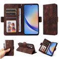 thumbnail image 4 of Funda GANGXUN para Samsung Galaxy A35 5G con diseño acolchado elegante, cuero PU, protección total y ajuste preciso, 4 of 5