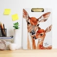 thumbnail image 6 of Deers Mother Baby Acrylic Clipboards 12 x 9 Inch A4 Size with Low Profile Clip Hanging Clipboard for Classroom School Office, 6 of 8