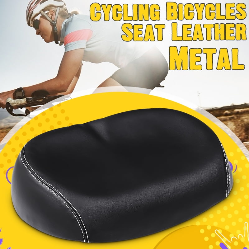 extra wide comfort saddle bicycle seat