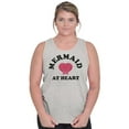 thumbnail image 5 of Mermaid Lovers Cute Seashell Heart Tank Top Tee Shirt Women Brisco Brands M, 5 of 6