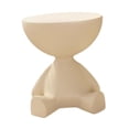 thumbnail image 3 of veasfak Small End Table Nordic Cute Coffee Table for Balcony Small Space Living Room Beige, 3 of 9
