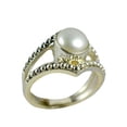 thumbnail image 3 of Navya Craft Freshwater Pearl 925 Sterling Silver Handmade Statement Women Ring, Pearl Jewelry Size 4.5, 3 of 4
