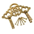 thumbnail image 1 of Vintage Brass Picture Hanging Hooks: Sturdy & Easy to Install!, 1 of 7