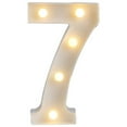 thumbnail image 2 of Light Up Number LED Large Numbers Sign Light, Commercial Number Light Decorationfor Night Light, Wedding, Birthday, Party, Home Wall Decor, Number 7, 2 of 3