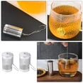 thumbnail image 3 of 2pcs Stainless Steel Tea Infuser Ball Mesh Spice Strainer Practical Tea Strainer Hot Pot Seasoning Infuser, 3 of 9