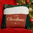 thumbnail image 6 of Zawou 4-Piece Christmas Pillow Covers Set with Red Snowflake Embroidery, Soft Cotton Cushion Cases for Sofa, Couch, Bedroom and Holiday Parties 18x18 Inch, 6 of 7