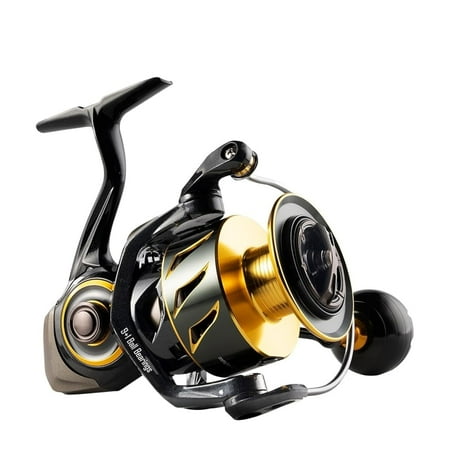 Long Shot Jigging Spinning Reel Saltwater Big Fishing Reel 6000/8000 Surf Reel 10+1 BB 66LB Max Drag Ultra Light Inshore Offshore Reel Surf Casting Reel (6000)