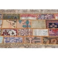 thumbnail image 5 of 2.8x5.7 ft Accent Rugs, Patchwork Rug, Vintage Rug, Turkish Rug, Anatolian Rugs, Rugs For Kitchen, Brown Floor Rugs, Entryway Rug, 12941, 5 of 10
