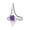 White purple, variant on Adjustable Gothic Punk Rings for Alternative Styles Featuring Irregular Spikes Design and Sturdy Alloy Construction for