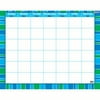 STRIPE-TACULAR COOL BLUE WIPE OFF CALENDAR MONTHLY