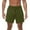 Army Green Shorts For Men, variant on IYTR Mens Beach Shorts Casual Athletic Shorts Summer Solid Color Straight Shorts With Multi Pockets Drawstring Elastic Waist Shorts Army Green XL