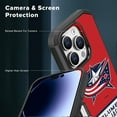 thumbnail image 5 of Apple iPhone 14 Pro Max (6.7) - NHL Licensed Columbus Blue Jackets Team Logo on Jersey Textured Dual Layer Case, 5 of 5