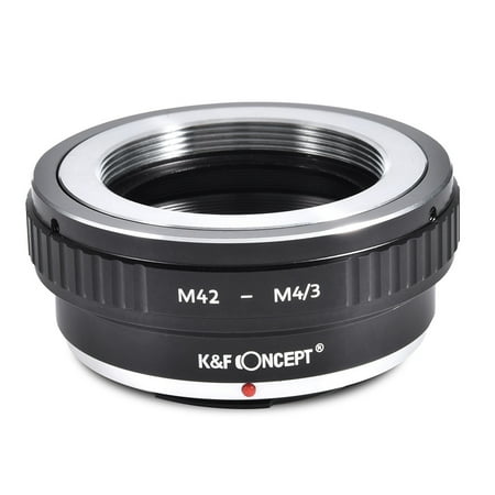 Adapter Lens Adapters - Tbest K&F CONCEPT Lens Adapter Ring Manual Focus Exposure for Panasonic M4/3 Mount for M42 Lens,Camera Adapter Ring, Lens Mount Adapter