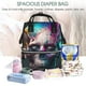 thumbnail image 5 of Easygdp Modern Abstract Colorful Skull B para Bolsa de Bebé de Gran Capacidad con Múltiples Bolsillos, Bolsa de Pañales para Padres, Bolsa de Viaje Organizada y Elegante, 5 of 6