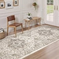 thumbnail image 2 of Alfombra Cotiled vintage para pasillo, 80 x 240 cm, color marrón claro, 2 of 9