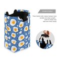 thumbnail image 3 of Yayeee Freestanding Laundry Hamper with Handle Collapsible Large Storage Basket for Clothes, Cute Fried Eggs, 3 of 7