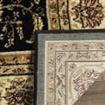 thumbnail image 6 of SAFAVIEH Lyndhurst Priscilla Traditional Bordered Area Rug, Black/Ivory, 6' x 9', 6 of 7