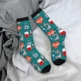 thumbnail image 5 of Vsdgher Medical Elements Crew Socks for Men & Women, Breathable Casual Athletic Ankle Socks, 5 of 6
