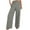 Gray, variant on ABATAB Dress Pants for Women Wide Leg Business Trousers with Pockets Work Casual Baggy Palazzo Pants for Office