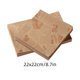 thumbnail image 3 of 100 hojas de papel encerado apto para uso alimentario para envolver hamburguesas, papas fritas y pollo, antiadherente, impermeable, 22x22 cm, forros desechables para cocina, 3 of 6