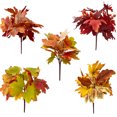 thumbnail image 2 of Leadingstar Artificial Maple Leaf Shrubs Simulation Fake Autumn Plants for Halloween Thanksgiving Home Decoration, 2 of 9