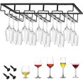 thumbnail image 1 of GUDREN Soportes Para Copas, estante Para Colgar Copas De Vino, Soporte Para Copas De Vino, Barra De Cocina, Estante De Almacenamiento De Metal (5 Ranuras), 1 of 8