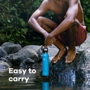 New Hydro Flask Standard Mouth 21 oz Blue Stainless Steel Water Bottle with Flex Cap