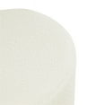 thumbnail image 5 of HomePop Upholstered Round Ottoman - Cream Boucle, 5 of 8