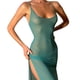 thumbnail image 1 of SAYOO Vestido de tirantes para mujeres, vestido de horquilla transparente con tirantes italianos SAYOO moda, 1 of 7
