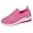 Rose Red, variant on Women's Fashion Shoes – Lightweight Wedge Sneakers, Mesh surface Walking Shoes for Casual Wear