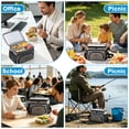 thumbnail image 6 of Large Capacity Insulated Lunch Bag, Insulated Lunch Box with Handle, Leakproof Thermal Cooler Bag with Adjustable Shoulder Strap for Work School Office Picnic, 6 of 6