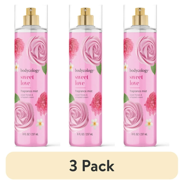 Bodycology Sweet Love Fragrance Body Mist, 8 fl oz (3-Pack) photo 1