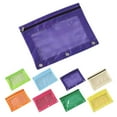 thumbnail image 4 of Zippered Binder Pencil Pouch Pen Case with 3 Rings Bag Multicolored Pencil, 4 of 9