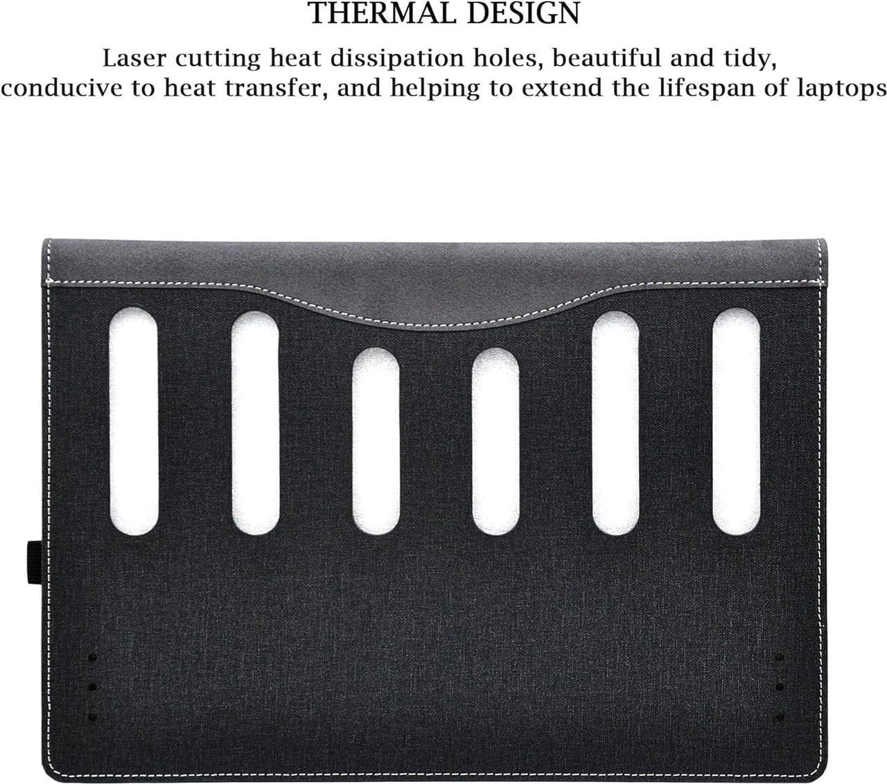 Laptop Case Cover for 14 inch Lenovo IdeaPad 5 2-in-1 14Q8X9 14AHP9 14IRH9 14IRU9 Sleeve,PU Leather Protective Bag Notebook PC Accessories