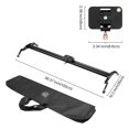 thumbnail image 6 of 40 inches / 100cm Camera Slider for DSLR, Aluminum Alloy Dolly Track Video Stabilizer Rail System w/ 17.6lbs/8kg Loading for Cinematic Film Video Footage Studio Photography, Fits Sony Canon Nikon, 6 of 6