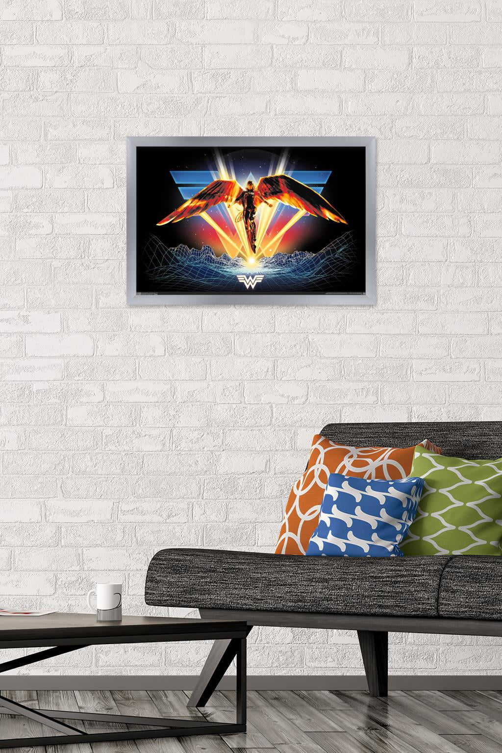 DC Comics Movie - Wonder Woman 1984 - Wings Wall Poster, 14.725" x 22.375", Framed