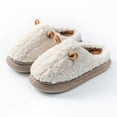 thumbnail image 2 of Womens Slippers Fuzzy Slippers Comfortable Women's Slippers For Home Warm Thick Soled Indoor Footwear With Design For Cozy Relaxation, 2 of 9
