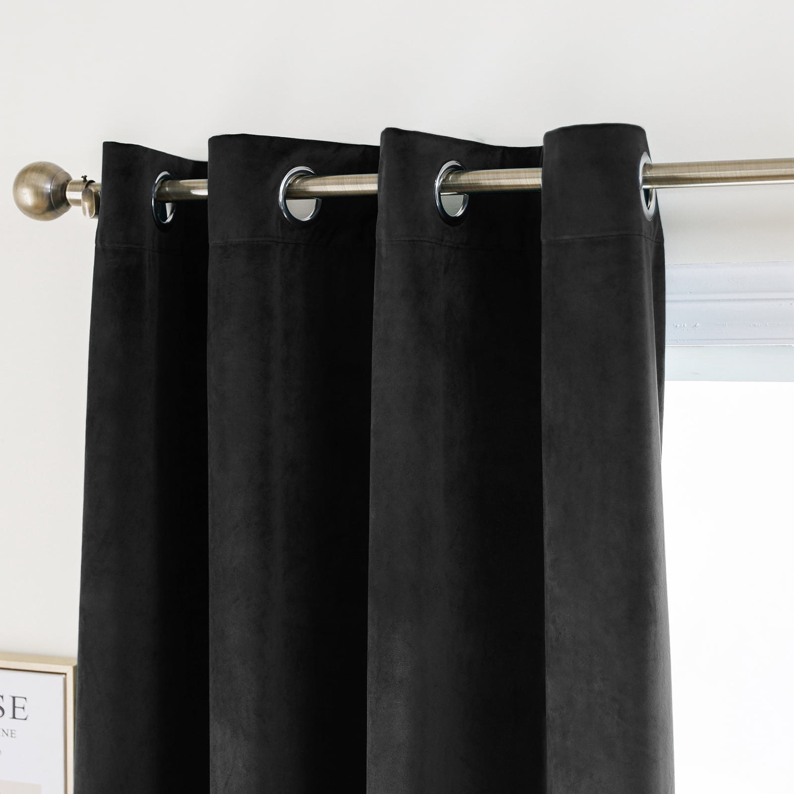Pleasant Boulevard Velvet Blackout Curtains, 2 Panels, 52" x 84"