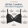 thumbnail image 3 of Dominique Tessa Full Figure Lace Support Bra #7400 – 3-Part Cup Everyday Bra with Lift, Shape & Comfort - Lingerie for Women, 3 of 6