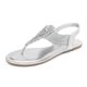 thumbnail image 1 of Sandalias Gladiador para Mujer DREAM PAIRS Plateadas Talla 6.5, 1 of 7