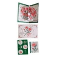 thumbnail image 2 of Tarjetas 3D para San Valentín, ramo, aniversario, flores, regalo para madre Verde, 2 of 9