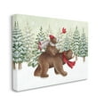 thumbnail image 4 of Stupell Industries Bears in Snowy Scene Animals & Insects Painting Gallery Wrapped Canvas Art Print Wall Art, 48 x 36, 4 of 8