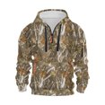 thumbnail image 1 of WILLBEST Sudaderas De Hombre Camo Hoodie Maple Leaf Print Oversized Sweatshirt Long Sleeve Hoodies With Pocket Casual Fall Pullover Chica, 1 of 2