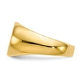 thumbnail image 3 of 14K Yellow Gold Ring Band Signet 9.5x12.0mm Open Back, 3 of 5