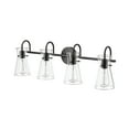 thumbnail image 4 of Millennium Lighting  Camellia 2/3/4 Light Vanity Fixture 4 Light - Matte Black, 4 of 5
