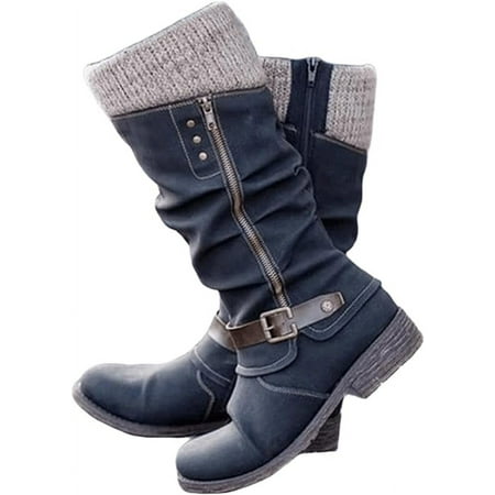

Side zipper yarn splicing boots