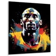 thumbnail image 2 of Designart "Memory of Kobe III" Basketball Metal Art Print, 2 of 5